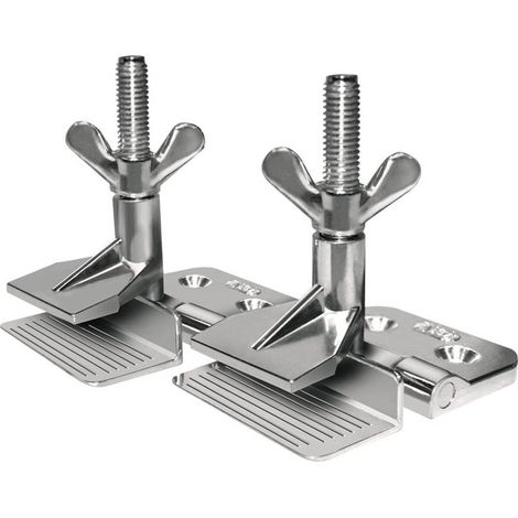 Lot De 2 Pince à Charnière Papillon Pour Cadre D'Écran En Métal, Sérigraphie Outil De Bricolage, Argent (1/5)