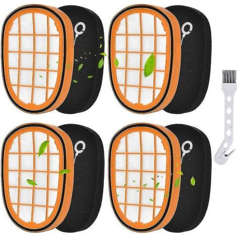 Lot de 4 Filtres Aspirateur HEPA 13 Compatible avec Philips SpeedPro Max Aqua FC6812 FC6813 FC6901 XC7041 XC8043 Remplace FC5005/01 (1/5)