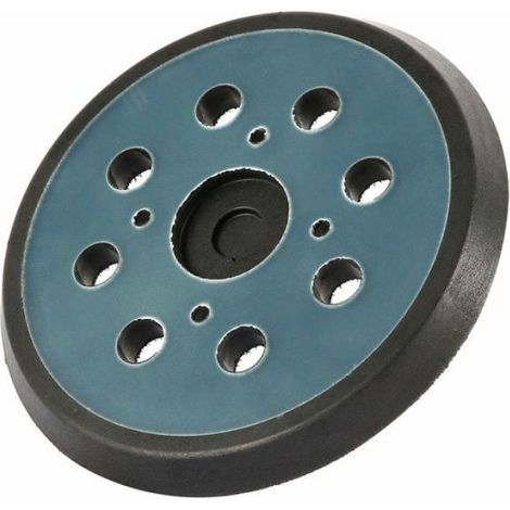 Plateau de support rond à fixation auto-agrippante, plateau de rechange de 12,7 cm (5 pouces) à 8 trous (1/4)