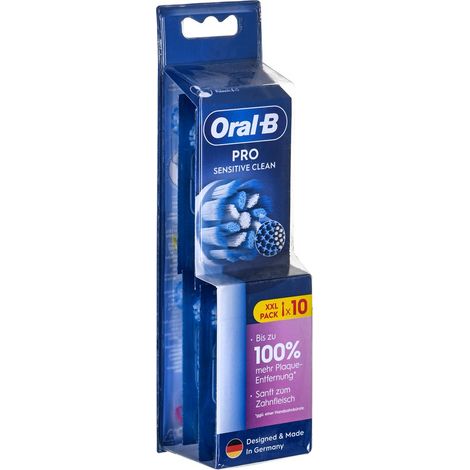 Braun Oral-B Testine di Ricambio Pro Sensitive Clean 10 Pezzi (1/2)