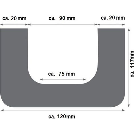 PROVISTON PU-Balken Polyurethan 120 x 120 x 2000 mm Weiß Deckenbalken