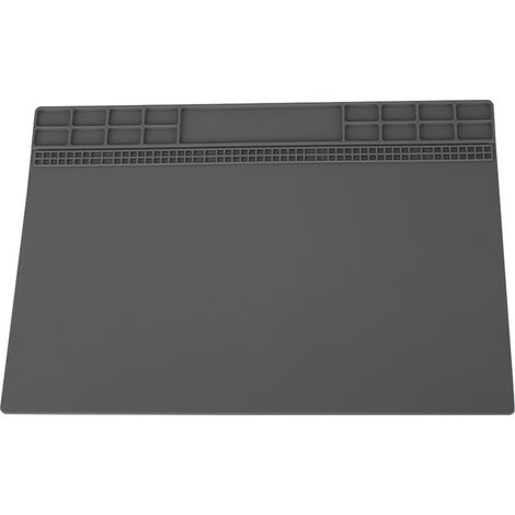 Plateforme de Maintenance pour Téléphone et Ordinateur Résistante à la Chaleur, Coussin Isolant Gris (1/5)