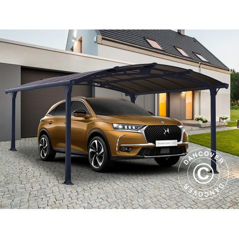 Carport Arcadia, Palram/Canopia, 3.59x4.35 m, Grey - Dancover
