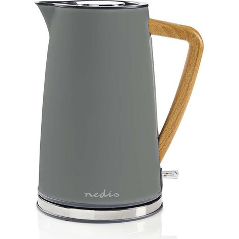 Nedis KAWK510EGY Hervidor 1.7 L Gris Potencia 2200 W (1/5)