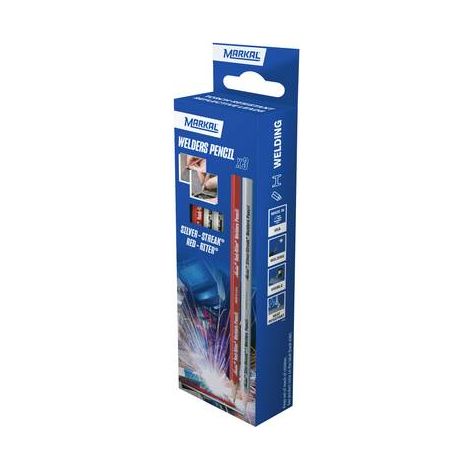 Lápiz de soldadura markal weld-riter alta visibilidad resistente calor