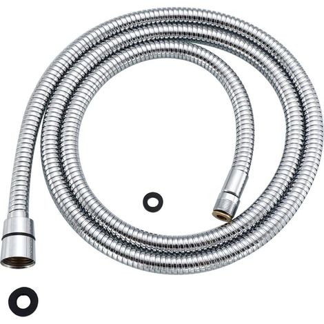 Tuyau de Rechange pour Robinetterie de Cuisine M15/1 x 1/2", Tuyau d'extraction en métal (galvanoplastie, 1,5 m)