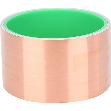 Ruban adhésif double face en cuivre conducteur pour blindage EMI, 5 cm x 3 m (1/2)
