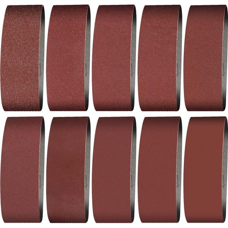 Schleifband 100 x 915 mm, Körnung P120, für Bandschleifer, für Holzbearbeitung, Schleifen, Schärfen, Metallpolieren (8 Stück) (1/5)