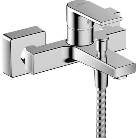 Hansgrohe – Mitigeur de baignoire mural Vernis Shape chromé – Projection 207 mm – Débit 5 l/min à 3 bars – Cartouche céramique – 71450000