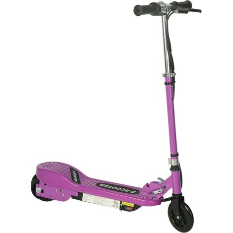 Foldable Electric Kids Scooter, Ride-on for Ages 7-14 Years, Purple