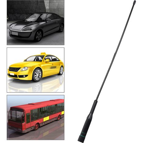 Antenne mobile UHF NL-R3 double bande 144/430 MHz pour radio talkie-walkie (connecteur mâle). (1/5)