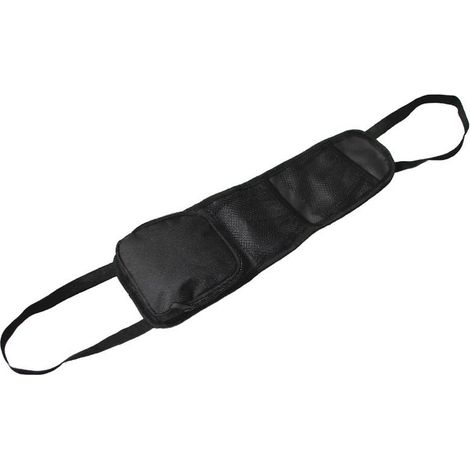 Organisateur latéral de siège, sac de rangement pour voiture, porte-téléphone avec poche en filet pour tous les sièges avant passagers de voitures et camions (1/5)