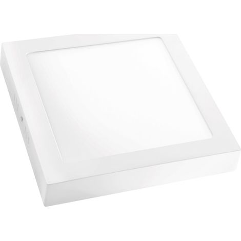 Downlight LED matel quadrato superficie bianca 18w chip samsung luce fredda