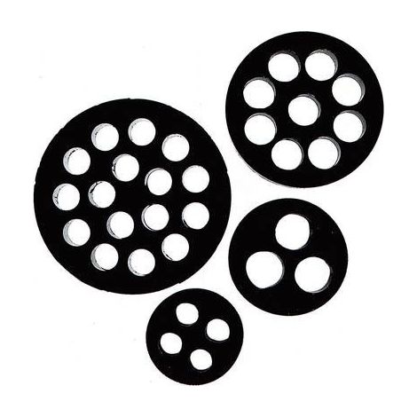 LAPP 53320430 SKINTOP® DIX-M20 Inserto di tenuta M20 4 x 3 mm Gomma al nitrile-butadiene Nero 1 pz.