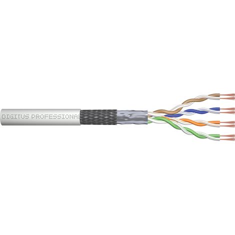 Digitus Cat5e Sf / Utp Twisted Pair Patch Cable305m Awg 26/7 Pvc Grey