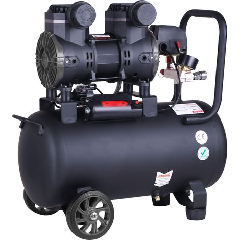 Compresor de aire profesional con certificado CE SILENCIOSO, 50 litros 1.5 cv 8 Bares