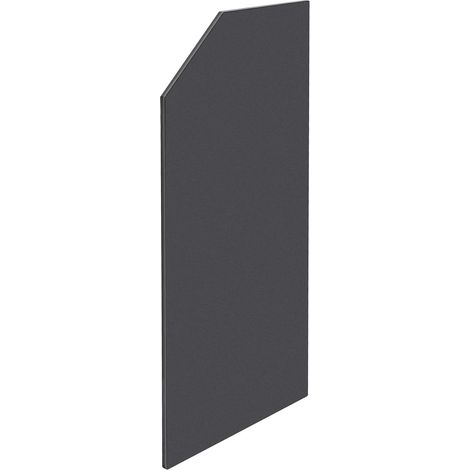 HAUTOUR Paroi de Séparation Pour Urinoir,D'urinoir Cloisons Toilette,Séparations Murales D'urinoir Pour Hommes, Séparations WC 40  90cm Cloison de Toilette for écoles/Lieux Publics (Angle Biseauté) (1/5)