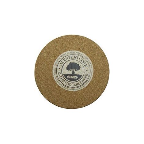 Cork Set Of 6 Round Placemats