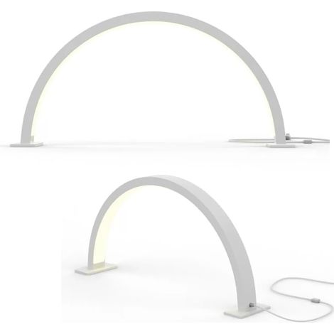 Lampe LED en forme de demi-lune pour esthéticienne, centre d'esthétique, manucure, bureau, maison, magasin, table de travail, bureau