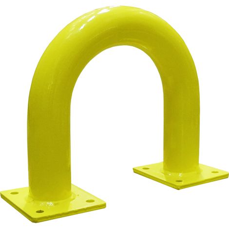 Barrière sécurité RS PRO Noir/Jaune en Acier Haut. 350 mm Haut. 350mm ( Prix pour 1 ) (1/2)