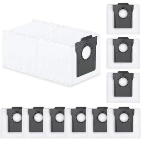 10 Sacs à Poussière de Rechange pour Dreame L10s Pro Ultra Heat/ L10s Ultra Gen 2/ X40 Ultra/ L40 Ultra/ X30 Ultra/ X50 Ultra Complete/Mova E30 Ultra, 3,2L Sac Filtrant Accessoires (1/5)
