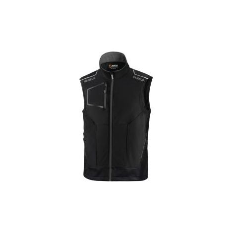 SPARCO GILET ILLINOIS BLACK GREY TG M
