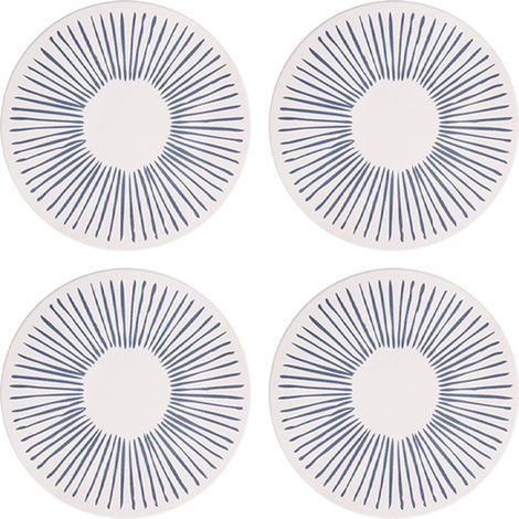 Sous-Verre En Pierre Céramique Avec Base En Liège Absorbant L'Humidité Pour Protection De Table Lot De 4 (1/5)