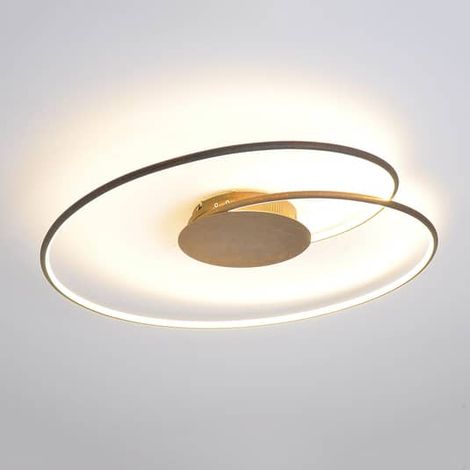 [GEBRAUCHT] B-Ware Lindby Deckenlampe Deckenleuchte Led Joline Rost Braun Kunststoff Metall 74 Cm