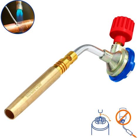 Soplete de gas WADFOW 185mm con encendido piezoeléctrico (1/4)