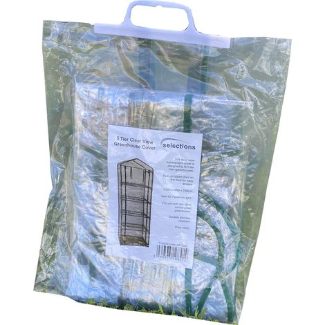 5 Tier Mini Greenhouse Clear View Replacement Cover (1/5)