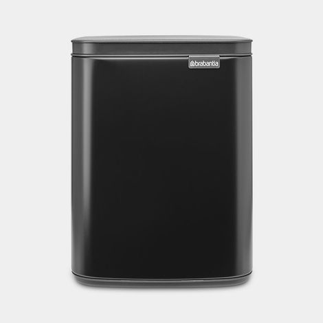 Brabantia Bo Poubelle Salle de Bain Noir Mat 7 Litres (1/5)