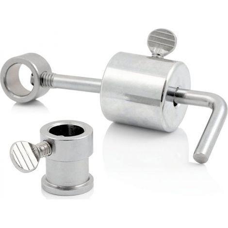 Poids d'équilibre et roulement pour brochette de barbecue 185 gr. acier inoxydable (1/4)