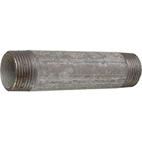 Cornat Nipplo per tubi in acciaio zincato – 1 pollice AG x 150 mm – filettatura esterna secondo DIN EN 10226-1 (ISO 7-1) – Per raccordi e installazioni di tubi