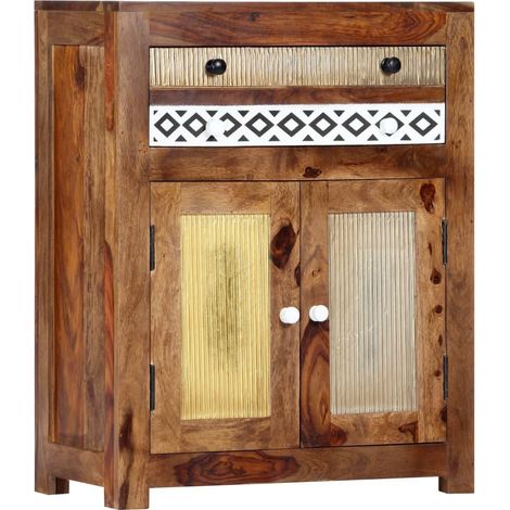 Aparador mueble consola mueble auxiliar 75 cm madera maciza 4402052