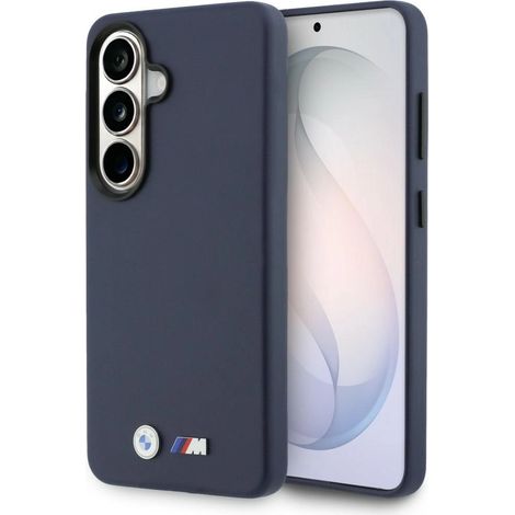 Étui MagSafe avec logo BMW M en métal pour Samsung Galaxy S26, bleu marine (1/5)