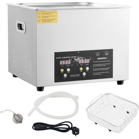 Nettoyeur Ultrasonique Pro 15L avec Chauffage 600W et Minuterie (1/5)