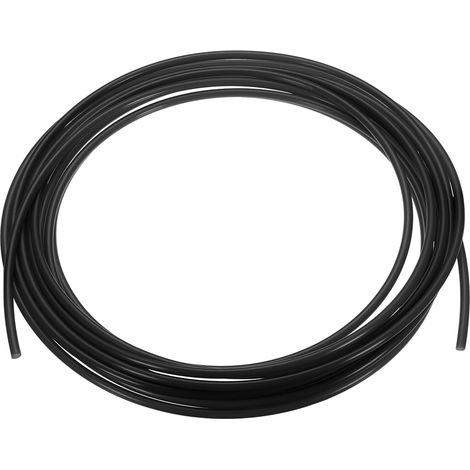 Tuyau PE 5/32" ID x 1/4" OD (4 mm x 6 mm) 25 ft (7,65 Mètres) Noir (1/5)