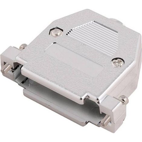 Capot Sub-D - 50 Pôles - Plastique - Ouverture 180° - Métallique - 1 Pièce (1/3)