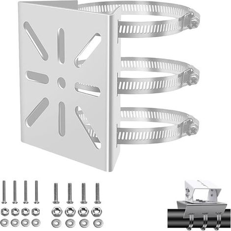 Soporte vertical para mástil para cámaras IP - Universal para cámaras de CCTV (1/5)
