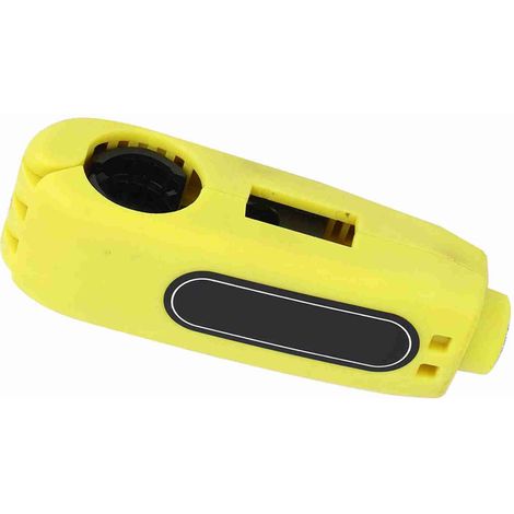 Frein de guidon moto universel antivol, poignée d'accélérateur sécurisée, verrou anti-vol jaune, protection motocyclette, blocage levier et throttle, dispositif de sécurité (1/5)