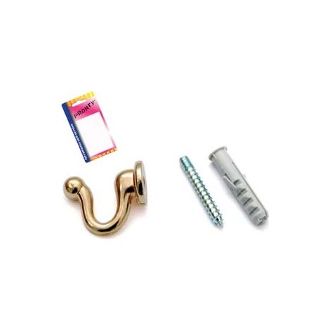 GANCI RACCOGLITENDA MEDI ORO IN BLISTER- - mm.30, in bl.2 pz. - 6 blister