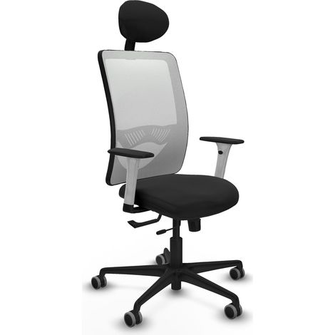 Silla de oficina piqueras y crespo Zulema negro poliuretano (1/2)