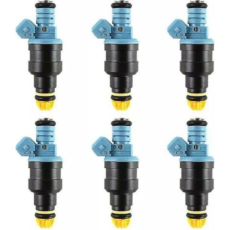 Injecteurs de carburant pour BMW 3 E30 E36 5 E34 8 E31 7 E32 E38 – Lot de 6 – Performance améliorée – Installation facile - E38z1 (1/5)