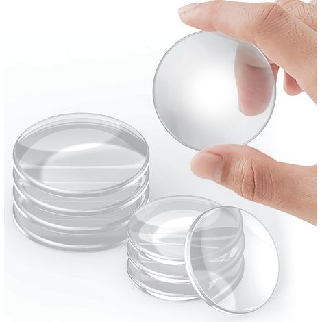 Lot de 8 Butées de Porte Adhésives Protège-murs pour Poignées de Porte, Protège-murs Transparents pour Poignées Amortisseurs Réutilisables pour Poignées Douche Armoires Maison & Cuisine（408mm） (1/5)