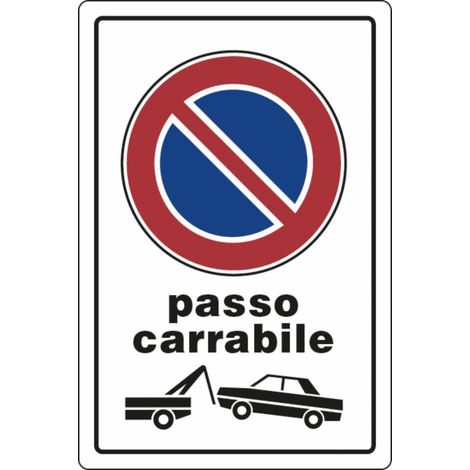 Cartello segnaletica privata  30x20