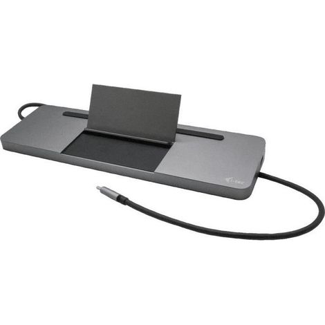 i-tec Metal USB-C Ergonomic 4K 3x Display Docking Station + Power Delivery 85 W (1/4)