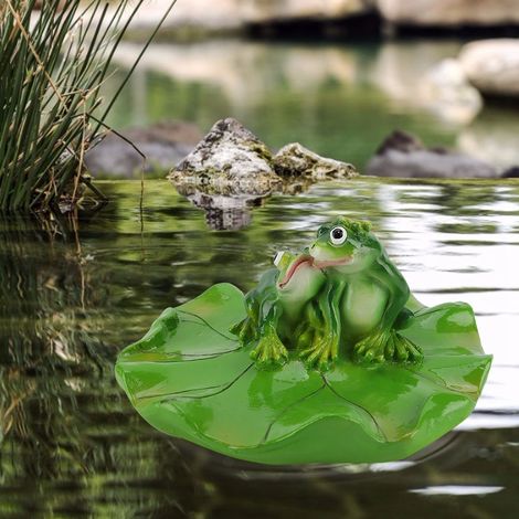 Figurine décorative pour piscine, bassin et étang, animal flottant dans une baignoire ou un jardin (1/5)