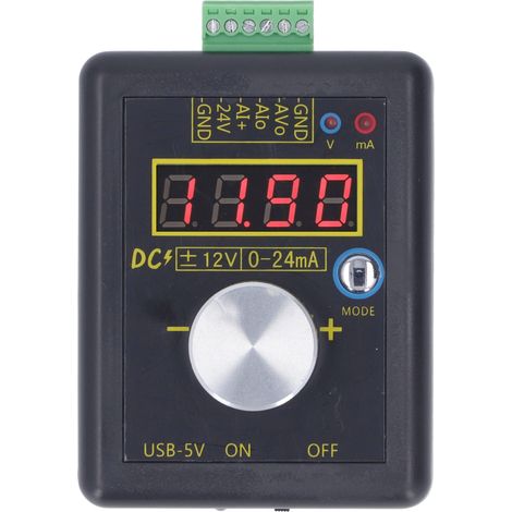 Hochpräziser Signalgenerator, analoger Strom-/Spannungssimulator, tragbarer Sender 0-24 mA