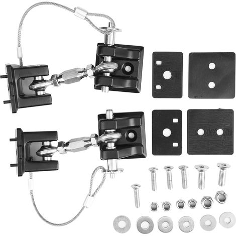 Kit de verrouillage de verrouillage de capot antivol, adapté à la Jeep Wrangler JK 2007 – 2017 (1/5)