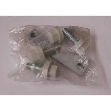 Ensemble de fixation à bride avec jeu de 4 boulons + 2 connecteurs M8x20mm pour coffret CUBO ENSTO